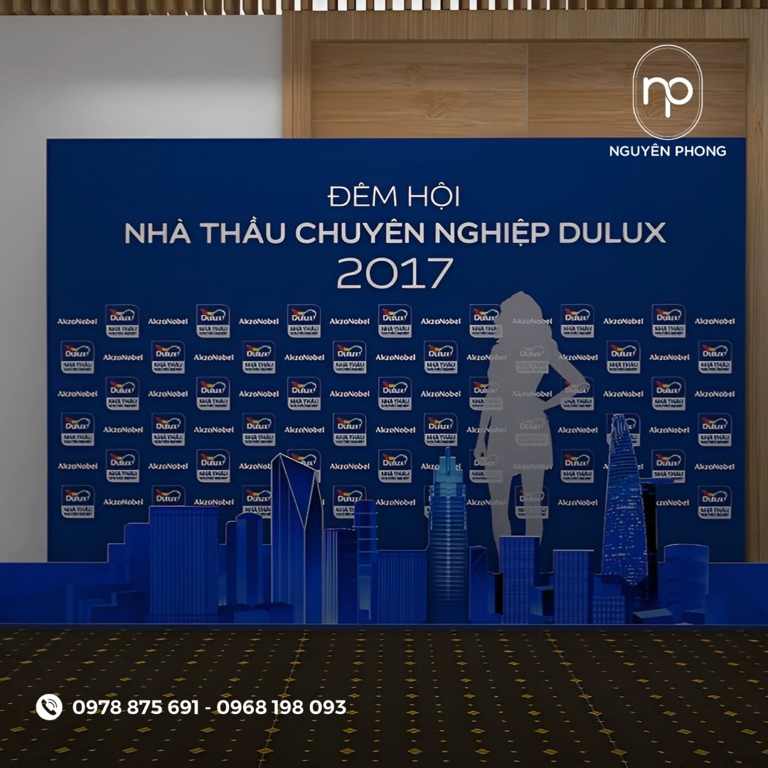Backdrop xanh nước biển